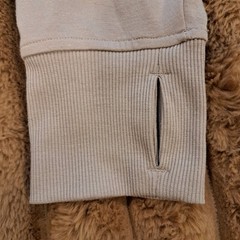 Danskin Shirt Womens XL Oatmeal Heather 1/4 Zip One Zip Pocket Athleisure