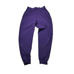 POP Fit Jogger Pants Womens Medium Purple Elastic Waist Pockets Stretch Gym