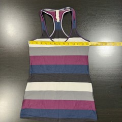 Lululemon Run Multicolored Striped Tank Size 6 EUC