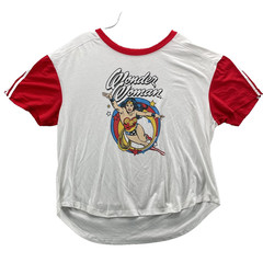 WWF Wonder Woman T-shirt Women’s Youth XL 15-17 Academia Comics Graphic Anime