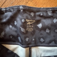Reebok Women’s Leggings Size Large Multicolor Cheetah Print Pants Athletic