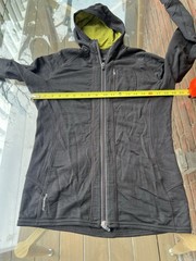 Icebreaker Women’s Quantum GT 260 Full Zip Hoodie Merino Wool Black L Large $250