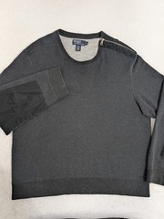 Polo Ralph Lauren Men’s 2XL Gray Sweater Shoulder Zip Acrylic Blend