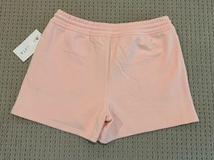 ATHLETA FOREVER FLEECE MID RISE 4” SHORT IN PINK SAND SZ M NEW WITH TAGS