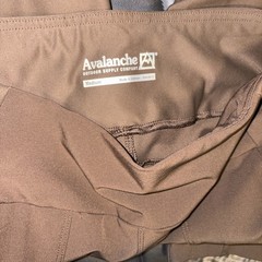Avalanche Ripstop Pants Sz M 4 Way Stretch Slim Fit Zip Pockets Hiking Outdoor