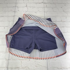 Lucky In Love Purple Striped Tennis Pickleball Skirt Skort Size Women’s XS 0-2