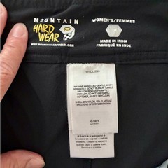 Mountain Hardwear Capri Hiking Pants Size 10 Black Outdoor Travel Gorpcore Golf