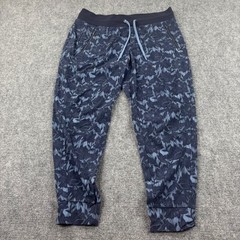 Athleta Trekkie North Jogger 14 Blue Floral Jacquard Hiking Pants Womens