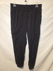 Yogalicious Trail Path Commuter Women’s Black Joggers Outdoor Pants Size L