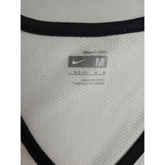 Nike Fit Dry Womens Tank Top White Pink Navy Blue V-Neck Athletic Size M 8-10