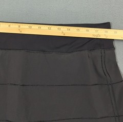 Lululemon Pace Rival Skirt 14 Tall Black 4-Way Stretch 15″ Golf Tennis Preppy