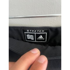 Adidas Golf Skort Womens 10 Black Stretch Cotton Blend Athletic Mini Skirt Skort