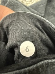 Lululemon Leggings Women Size 6 Gray Activewear Stretch Mid-Rise Cropped