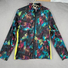 Adidas Jacket Womens 14 Multicoloured Vest Windbreaker Zip Running Lightweight