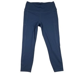 Skechers GO WALK High Waisted Leggings Slate Blue Side Pockets WLG31BC Large