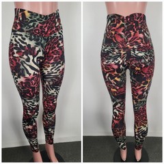 Cute Booty Lounge Scrunch Butt High Waist Leggings Pockets Size Small Made USA