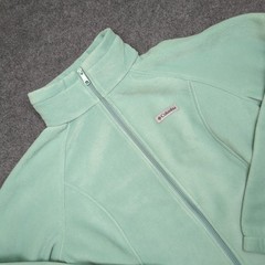 Columbia Sportswear Company Fleece Jacket Light Green XL Made in Vietnam