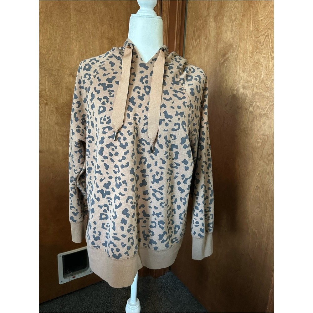 🖤 Hippie Rose Leopard Print Hoodie Sweatshirt | Size Medium | Cozy & Trendy 🐆