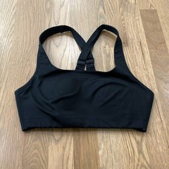 Athleta Women’s Black Criss Cross Back Adjustable Strap Athletic Sports Bra