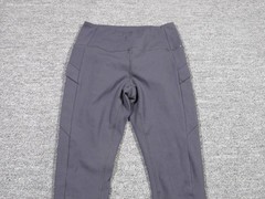 Avalanche Leggings Womens Small Charcoal High Rise Side Pocket Athletic Yoga