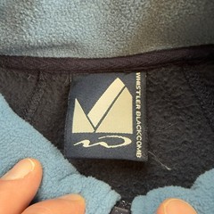 Whistler Blackcomb Fleece Jacket Navy Blue Zip Up Women’s M