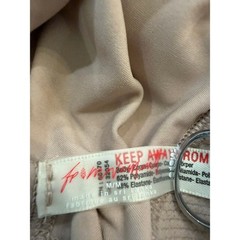 FP Movement Free People Good Karma Sports Bra Mauve Taupe Square Neck M NEW