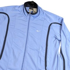 Nike Dri-FIT Full Zip Track Jacket Periwinkle Blue Navy XL(16-18) Girls Women