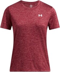UNDER ARMOUR ‘ WOMENS ‘ TECH TWIST SHORT SLEEVE CREW ‘ SIZE XS ‘ DARK RED