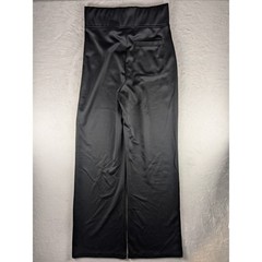 Nike Air Wide Leg Pants High Waist Black Athletic Casual Zip Front Small