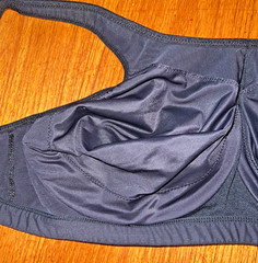 Glamorise #9066, Wonderwire High-Impact Underwire Sport Bra In Black, US Sz 44DD