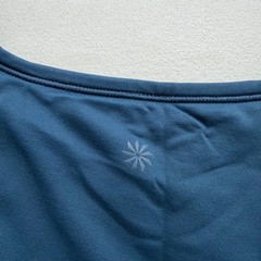 Athleta Women’s Teal Blue Seamless Foothill Split Back Training Tank Top Sporty