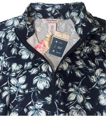 NWT Tommy Bahama Yoga Full Zip Jacket Pullover S M L XL Navy Pockets UPF F9