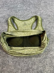 DISBEST Womens L 3-Pack Racerback Yoga Tank Tops | Athleisure Spacedye | Gymcore