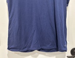 GapFit Dry size Large blue Open Back Cap Sleeve Activewear Breathable Top Shirt