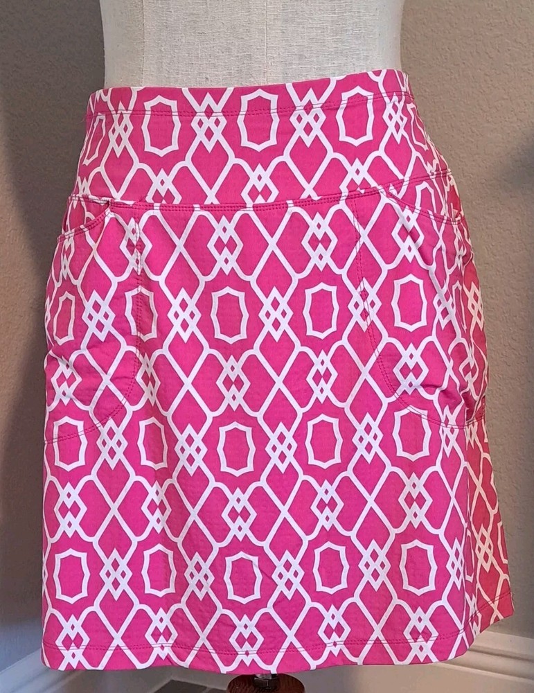 G LIFESTYLE By GOTTEX Golf Tennis Skirt Skort Pink Size M