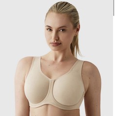 NWOT Simone Sport Underwire Bra Size 42DD Color Sand