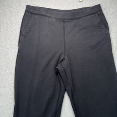 Hanna Andersson Womens Pull On Jogger Sweatpants XL Black Comfort Casual Lounge