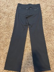 Eddie Bauer womens XS black stretch athletic leisure hiking pants