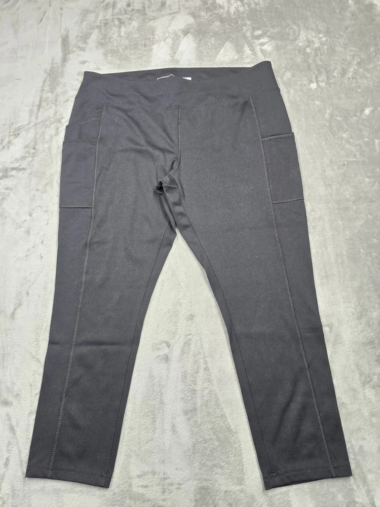 Carhartt Womens XL Black Cargo Leggings Pants Fitted BN5321-W