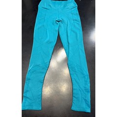 NUX Teal Seamless Ribbed High Waisted Athletic Leggings Women’s L