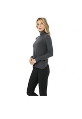 NWT Alo Yoga Embrace Long Sleeve Turtleneck Top Solid Dark Gray Women’s M W3496R