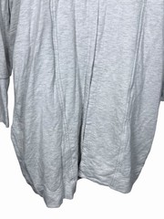 Athleta Women Mantra Wrap Hoodie Gray Cardigan Oversized Sweater Athleisure XS