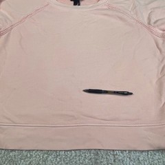 Paige Daytona Sweatshirt Peach Blooming Dahlia Womens Large
