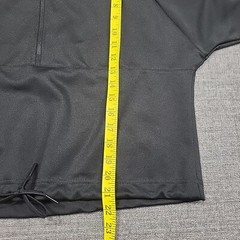 Reebok Workout Ready Quarter Zip Pullover Relaxed Hoodie Small Sz Black Top