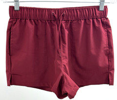 Yogalicious Womens Citylite Hailey Hiking Drawstring Shorts in Tibetan Red Small