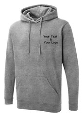 Personalised Custom Embroidered Uneek The UX Hoodie Your Text Logo Stag Hen UX4