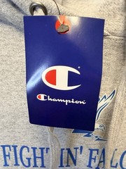 NWT Women’s Size Small Champion Gray Air Force Falcons Fleece Hoodie Relaxed Fit