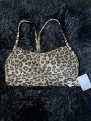 NWT Lululemon Flow Y Bra, True Leopard, Various Sizes