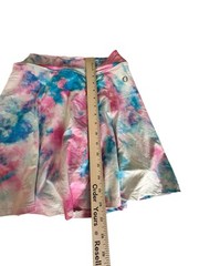 DONA JO Pull On Skirt Skort Tie-Dye Pink Blue White Pockets UPF 50+ Size 1 (S)