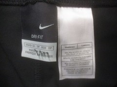 Nike Size XS (0-2) Womens Black Pull On Logo Stretch Straight Athletic Pants 952